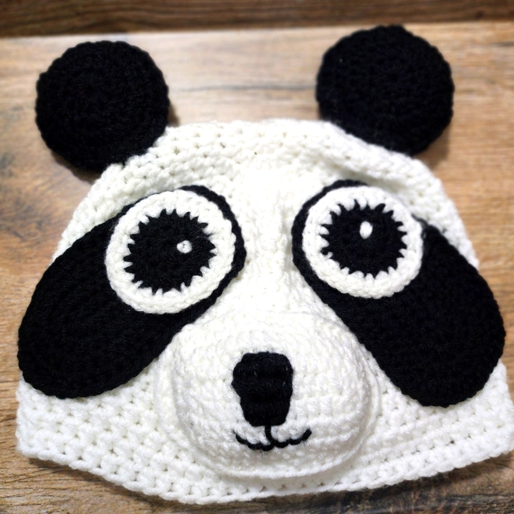 Super soft and comfy Panda adult beanie